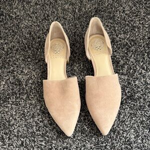 Vince Camuto Women's Beige Pointed Flats
